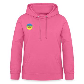 Amazigh Berber Flagge - Frauen Hoodie - Pink - Vorne - AI Model Female 172 light (172cm)