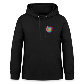 Help yourself to a big H - Women's Hoodie - black - Front - AI Model Female 172 light (172cm)