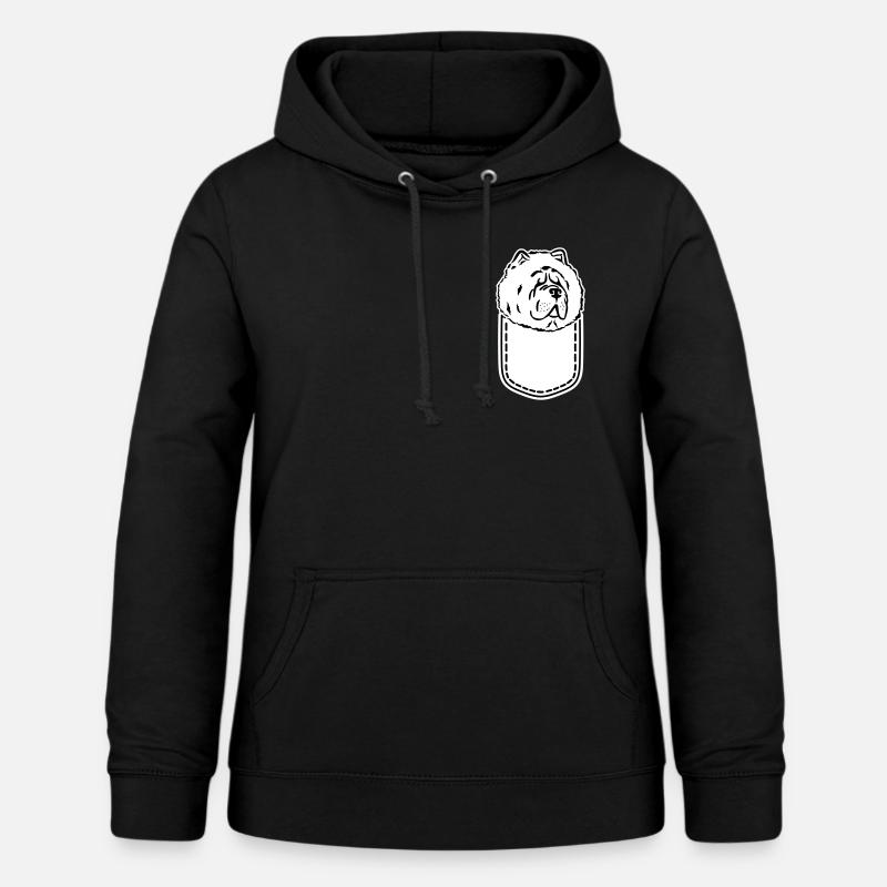 Chow Chow - Sweat à capuche Femme - noir