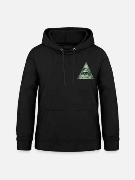 Illuminati - Frauen Hoodie - Schwarz