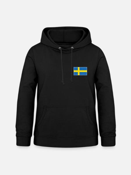 Sweden Flag - Frauen Hoodie - Schwarz