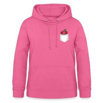 Lustiges Paprika Motiv - Frauen Hoodie - Pink - Vorne - AI Model Female 172 light (172cm)