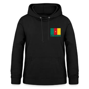 Cameroon - Women's Hoodie - black - Front - AI Model Female 172 light (172cm)