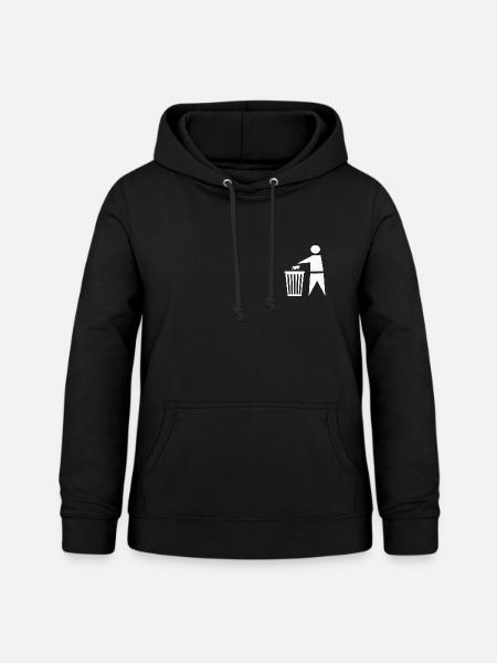 Choose ReaL Life - Digital Detox Statement - Frauen Hoodie - Schwarz