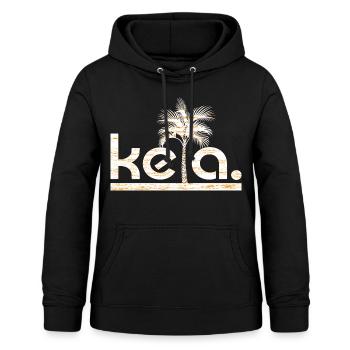 Keta - Ketamine - Drogues - Techno - Rave - Sweat à capuche Femme - noir - Devant - AI Model Female 172 light (172cm)