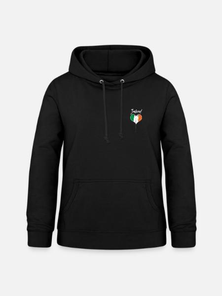 Irland - Frauen Hoodie - Schwarz