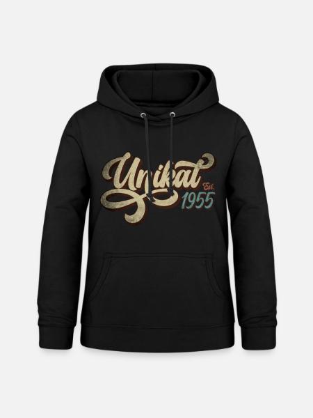 Unikat Est. 1955 - Frauen Hoodie - Schwarz