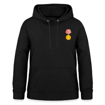 Fatalii Medaille - Frauen Hoodie - Schwarz - Vorne - AI Model Female 172 light (172cm)