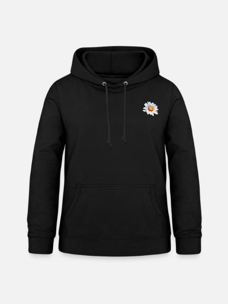 Daisies head flower - Women's Hoodie - black