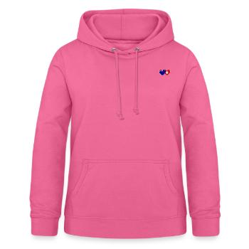 Cœur de drapeau suisse de Nouvelle-Zélande - Sweat à capuche Femme - rose - Devant - AI Model Female 172 light (172cm)