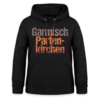 Garmisch Partenkirchen - Frauen Hoodie - Schwarz - Vorne - AI Model Female 172 light (172cm)