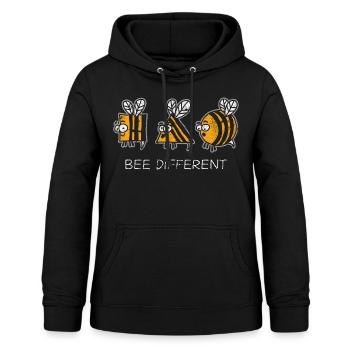 Bienen - Frauen Hoodie - Schwarz - Vorne - AI Model Female 172 light (172cm)