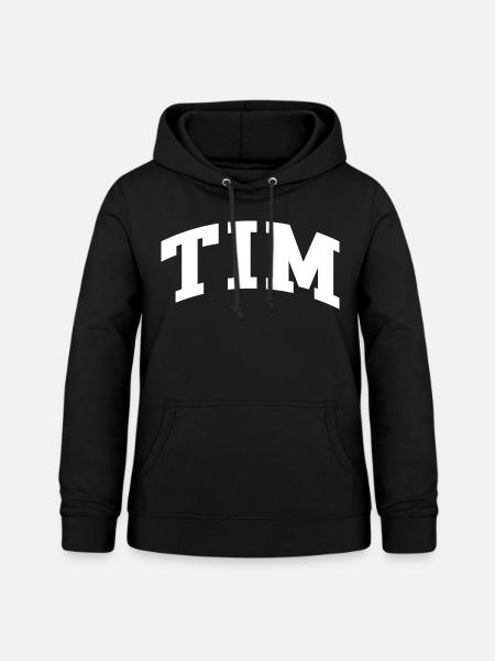 Tim - Frauen Hoodie - Schwarz