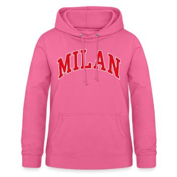 Milan - Frauen Hoodie - Pink - Vorne - AI Model Female 172 light (172cm)