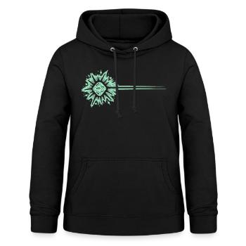 Eldritch Blast - Grün - Frauen Hoodie - Schwarz - Vorne - AI Model Female 172 light (172cm)