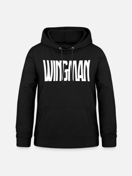 wingman - Frauen Hoodie - Schwarz