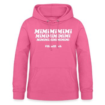 MiMiMiMiMi - Hurlez! - Sweat à capuche Femme - rose - Devant - AI Model Female 172 light (172cm)