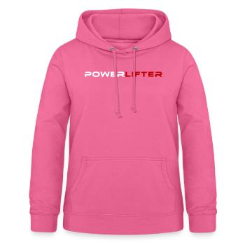 Powerlifter 1 - Sweat à capuche Femme - rose - Devant - AI Model Female 172 light (172cm)