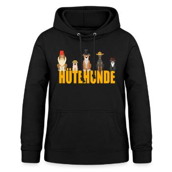Hütehunde Schäferhunde Hütehund - Frauen Hoodie - Schwarz - Vorne - AI Model Female 172 light (172cm)