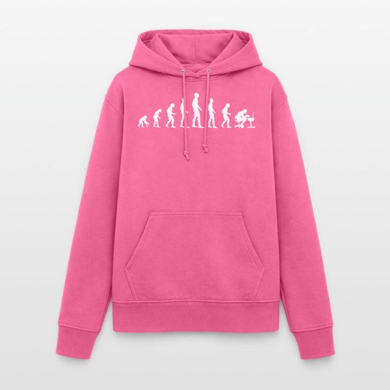 Human Evolution the Computer Gamer Generation Women's Hoodie