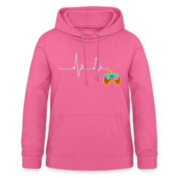 Spiel - Frauen Hoodie - Pink - Vorne - AI Model Female 172 light (172cm)