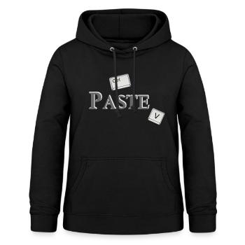 Copy Paste (part2) Partnerlook Friends Geschenk - Frauen Hoodie - Schwarz - Vorne - AI Model Female 172 light (172cm)