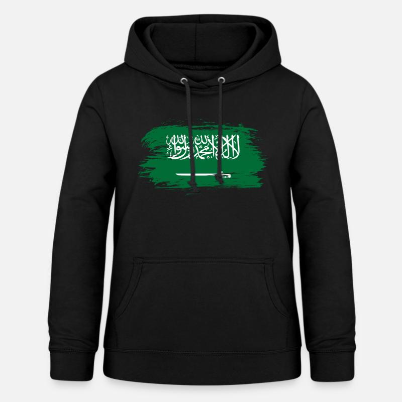 Drapeau Arabie Saoudite - Sweat à capuche Femme - noir