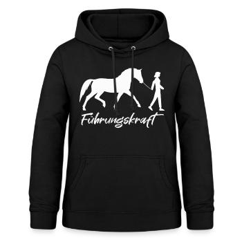 Pferd Pferdestall Pferde Führungskraft Reiterhof - Frauen Hoodie - Schwarz - Vorne - AI Model Female 172 light (172cm)