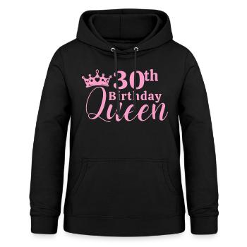 30. Geburtstag - Frauen Hoodie - Schwarz - Vorne - AI Model Female 172 light (172cm)