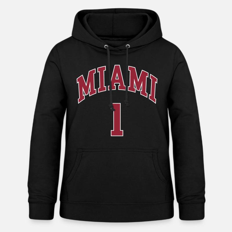 Miami 1 - Sweat à capuche Femme - noir