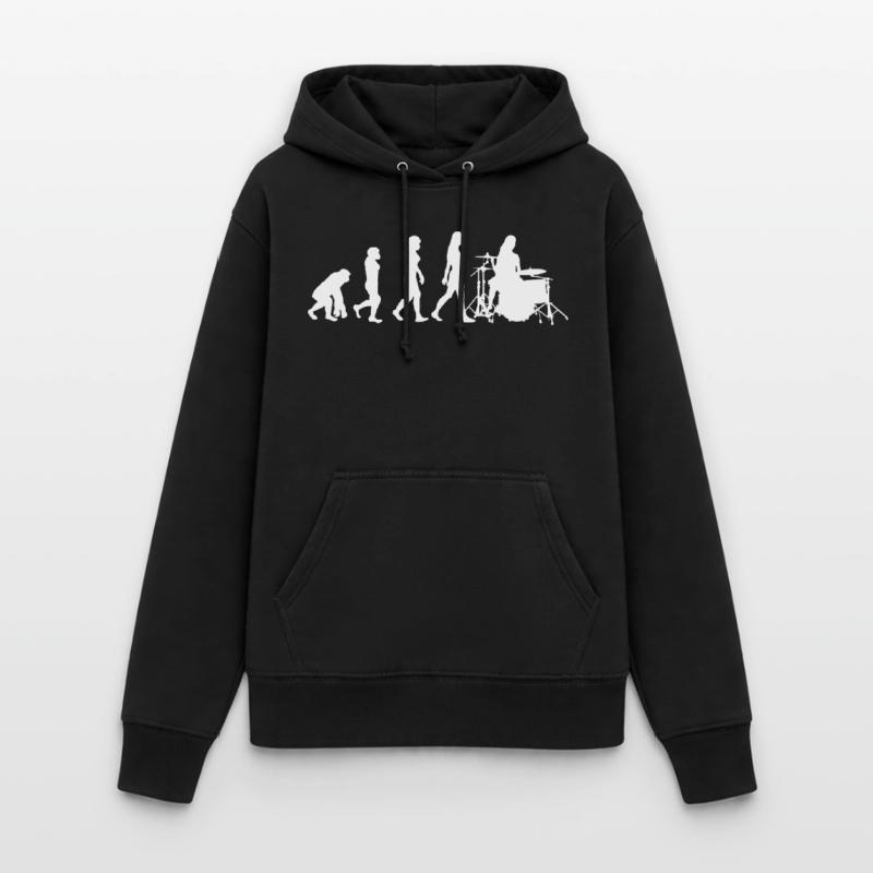 Drummer Evolution Drums Drummer Women's Hoodie