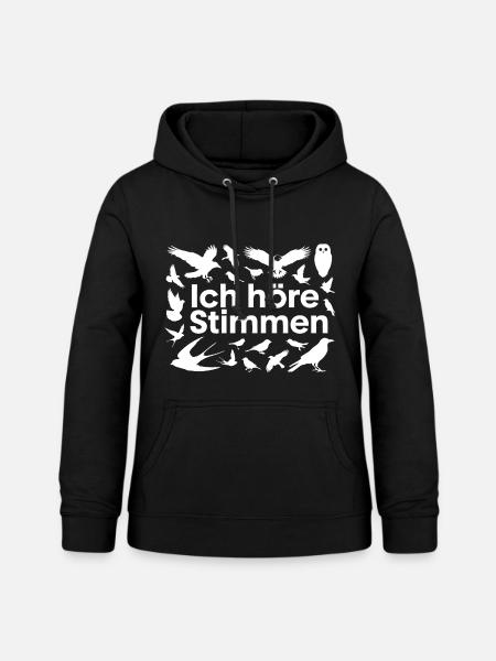 Birding Humor - Frauen Hoodie - Schwarz