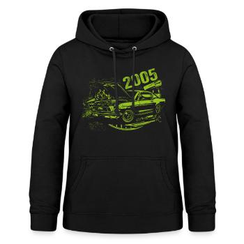 2005 Geburtstag Oldtimer Modell 2005 Vintage 2005 - Frauen Hoodie - Schwarz - Vorne - AI Model Female 172 light (172cm)