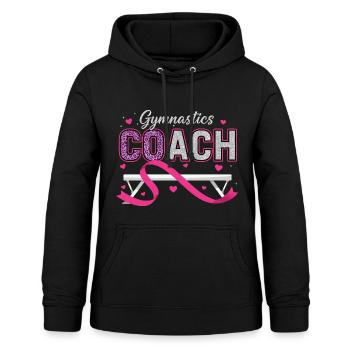 Gymnastik Trainerin Coach Turnen - Frauen Hoodie - Schwarz - Vorne - AI Model Female 172 light (172cm)