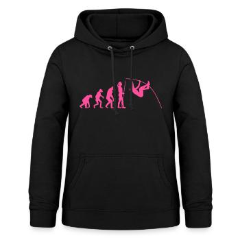 Saut à la perche Saut à la perche Maman Femmes Drôle - Sweat à capuche Femme - noir - Devant - AI Model Female 172 light (172cm)
