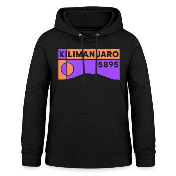 Kilimanjaro Trekking Kilimanjaro Hike - Women's Hoodie - black - Front - AI Model Female 172 light (172cm)