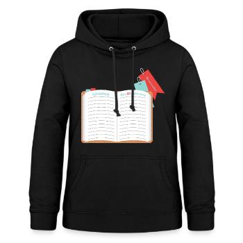 Mein 60. Geburtstag (Gästebuch-Edition) - Frauen Hoodie - Schwarz - Vorne - AI Model Female 172 light (172cm)