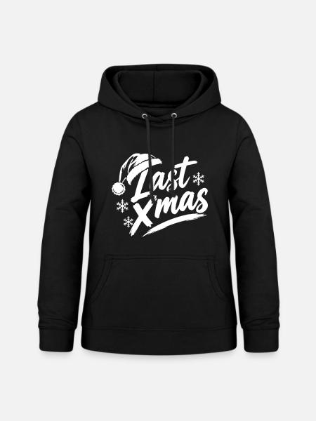 Last Xmas Mütze - Frauen Hoodie - Schwarz