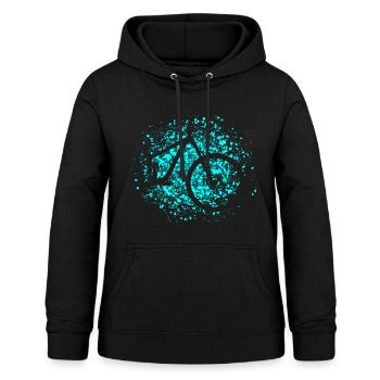 Fahrrad Bike MTB Mountainbiker Mountainbike - Frauen Hoodie - Schwarz - Vorne - AI Model Female 172 light (172cm)