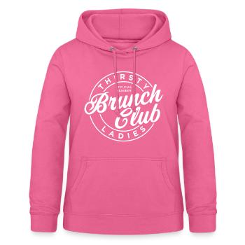Durstiger Damen-Brunch-Club - Frauen Hoodie - Pink - Vorne - AI Model Female 172 light (172cm)