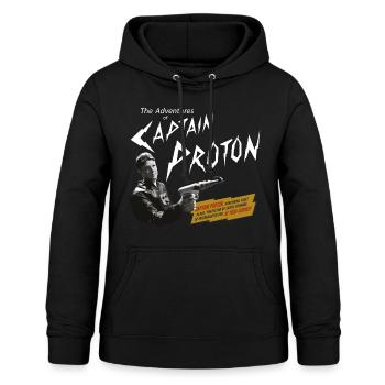 Star Trek Voyager Captain Proton - Sweat à capuche Femme - noir - Devant - AI Model Female 172 light (172cm)