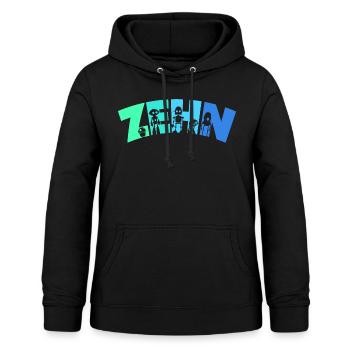 Kinder Geburtstag 10 Jahre alt Robotik Roboter - Frauen Hoodie - Schwarz - Vorne - AI Model Female 172 light (172cm)