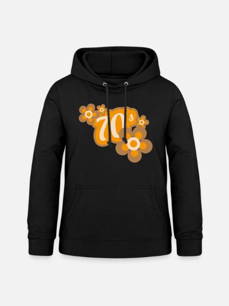 GroovyBig70 - Frauen Hoodie - Schwarz
