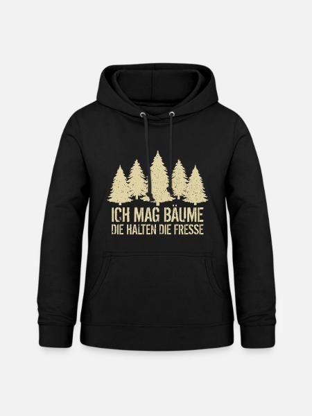 Wandern - Frauen Hoodie - Schwarz