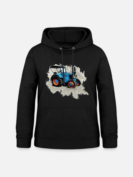 Traktor Lanz - Frauen Hoodie - Schwarz