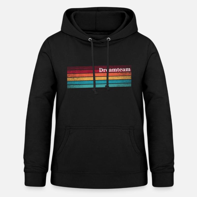 équipe - Sweat à capuche Femme - noir