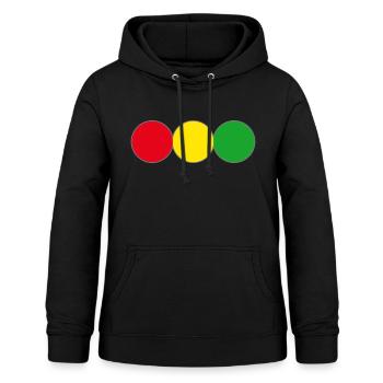Traffic light red yellow green - Women's Hoodie - black - Front - AI Model Female 172 light (172cm)