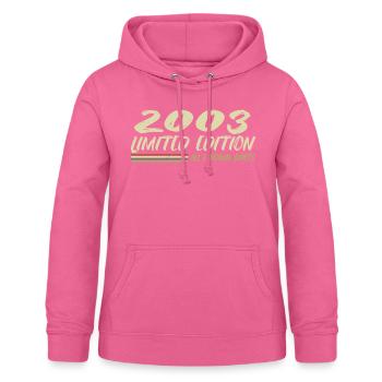 Geburtstagsgeschenk 2003 Geschenkidee 2003 - Frauen Hoodie - Pink - Vorne - AI Model Female 172 light (172cm)