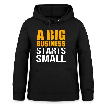 Unternehmer - Frauen Hoodie - Schwarz - Vorne - AI Model Female 172 light (172cm)