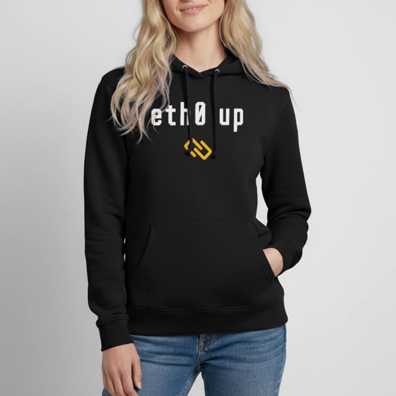 ETH0 UP - LINK CONNECTED - LINUX SHELL Women's Hoodie